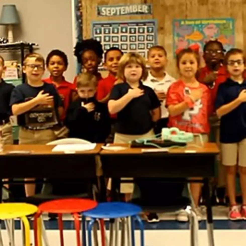 Mrs. Baker’s 2nd Grade at Platt Lead us in Pledge [VIDEO]