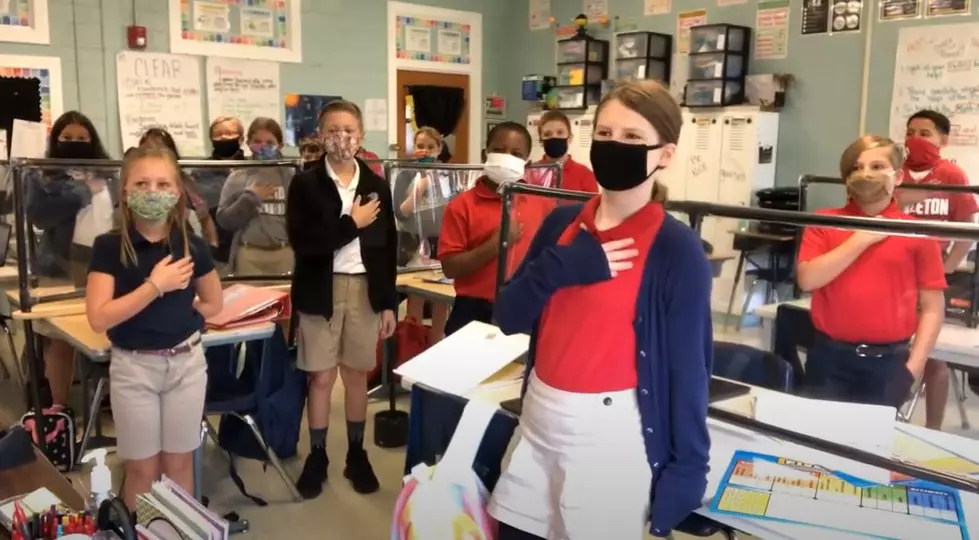 Video of Mrs. Thomas&#8217; 5th Grade at Princeton Reciting Pledge