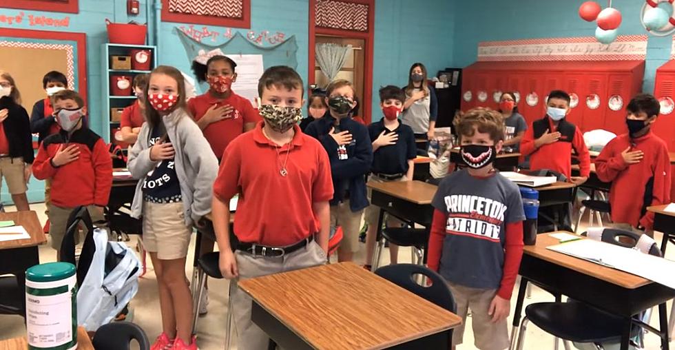 Watch Mrs. Ashby’s 4th Grade at Princeton Lead us in the Pledge