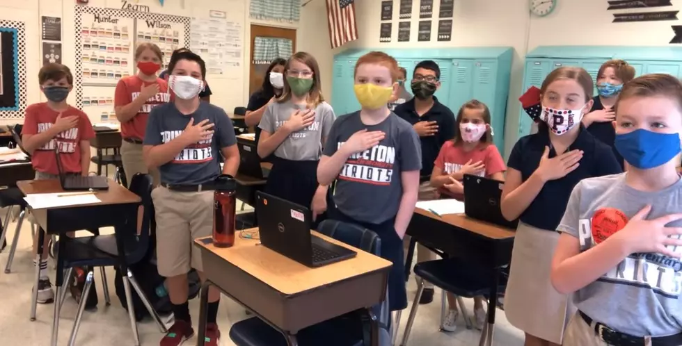 Watch Mrs. Hunter&#8217;s 5th Grade at Princeton Lead us in Pledge [VIDEO]