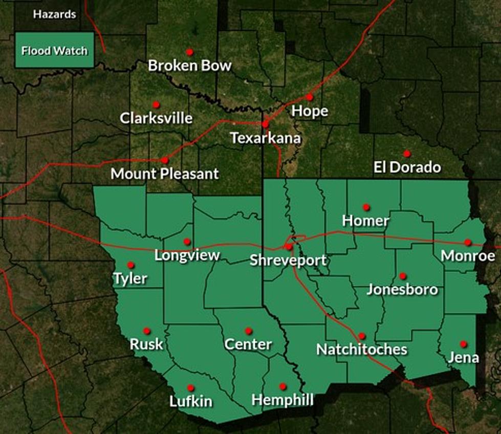 Flood Watch Issued With More Heavy Rain Coming to Shreveport