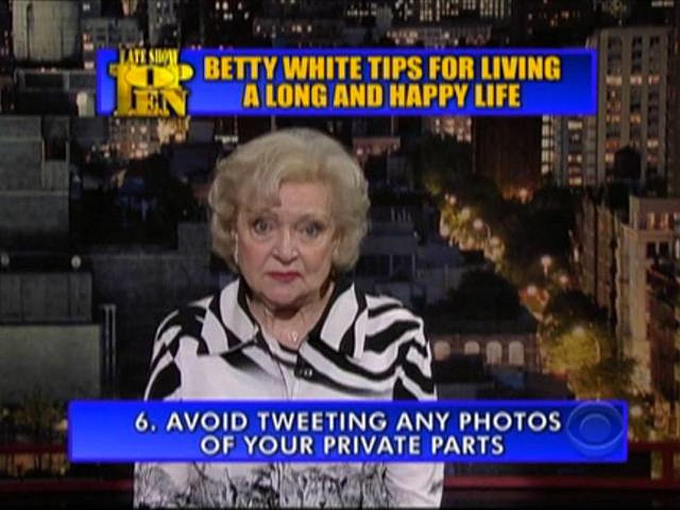 Betty White Gives Tips for a Long and Happy Life [VIDEO]
