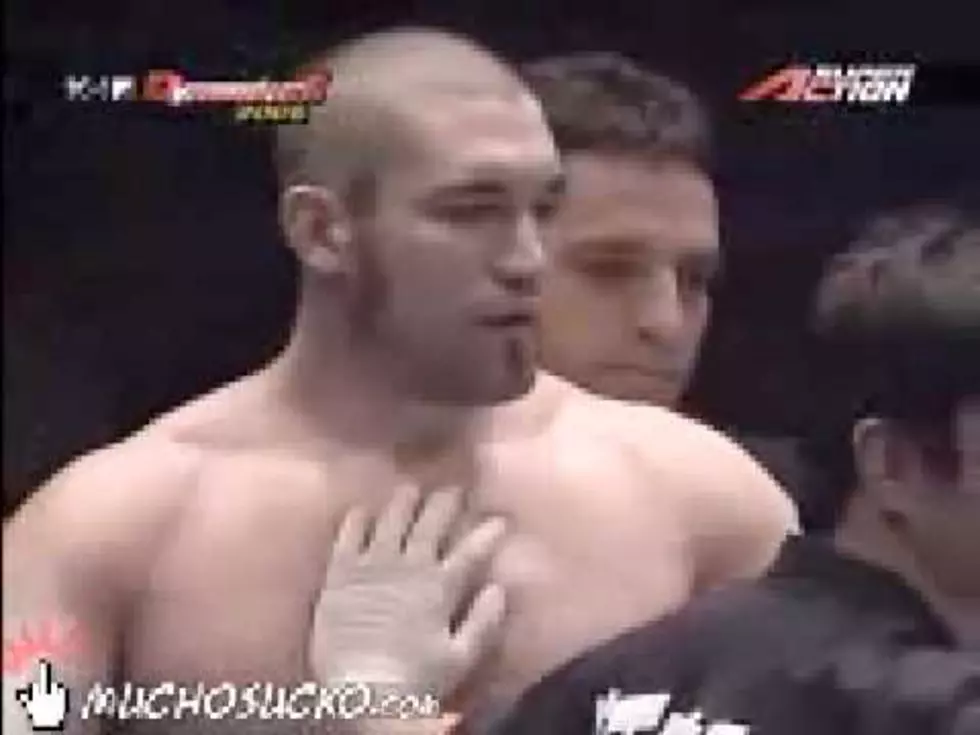 MMA Fighter Suffers One Punch Knockout After Ill-advised Kiss [VIDEO]
