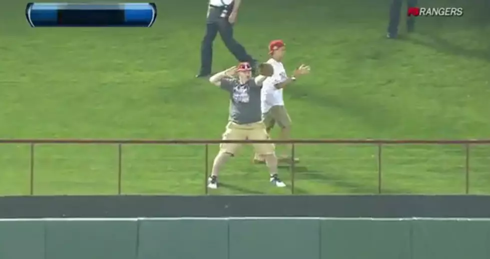 Rangers Fan Has a Habit of Catching Home Run Balls + Dancing [VIDEO]