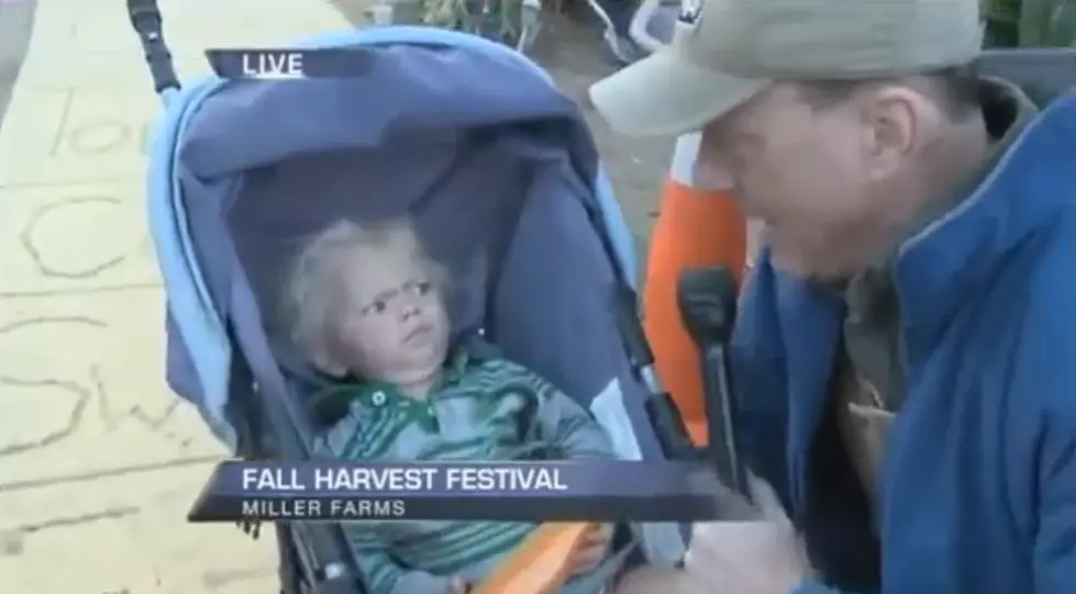 Reporter Makes Baby Cry on Live Television [VIDEO]