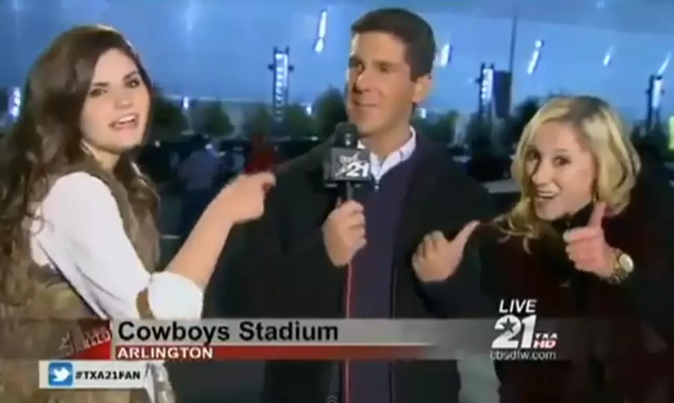 Drunk Texas A&#038;M Fans Interrupt Live News Broadcast Before Cotton Bowl [VIDEO]