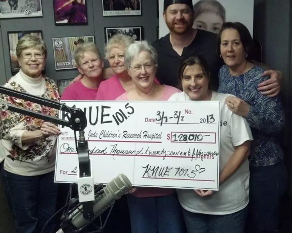 The KNUE St. Jude &#8216;Country Cares&#8217; Radiothon Raises $128,070