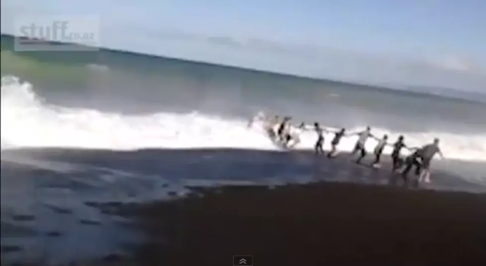 A ‘Human Chain’ Saves 12-Year-Old New Zealand Boy from Drowning [VIDEO]