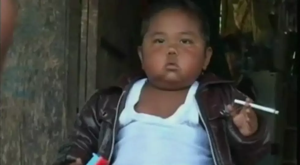 Indonesian Child Smokes Two Packs of Cigarettes a Day [VIDEO]