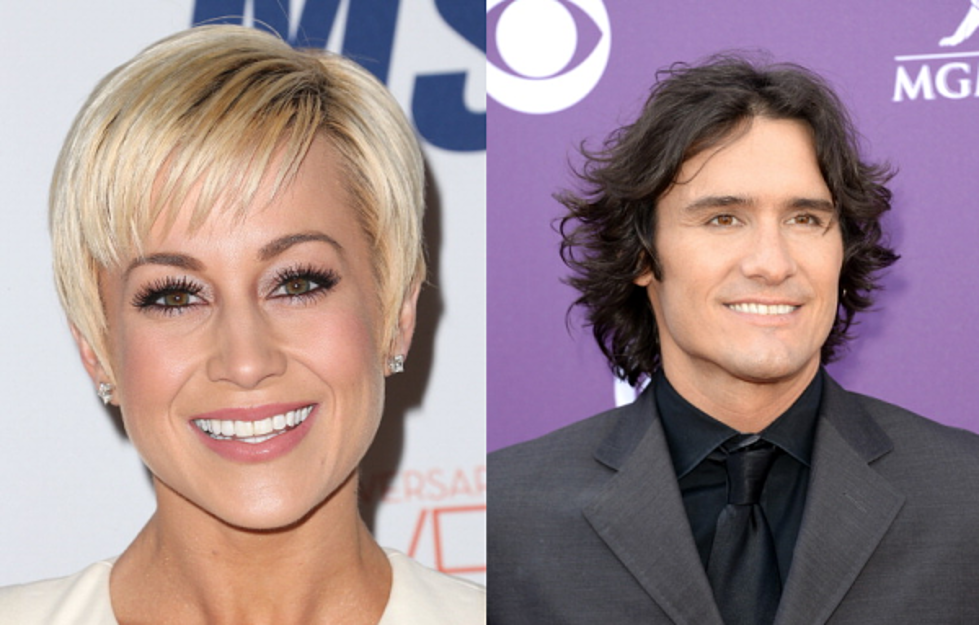 Joe Nichols Next to Face Kellie Pickler on the Daily Duel