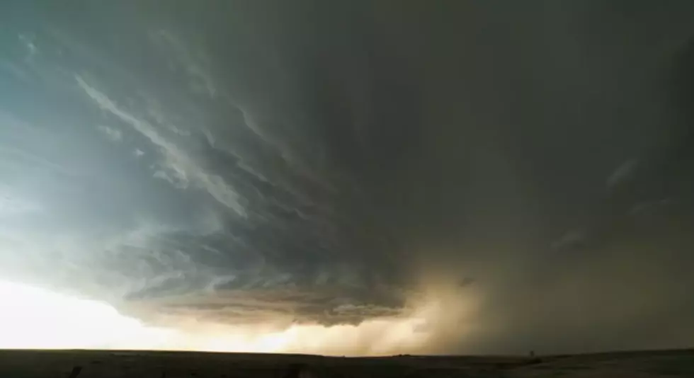 A Beautiful View of a Super Cell Near Booker, Texas [VIDEO]