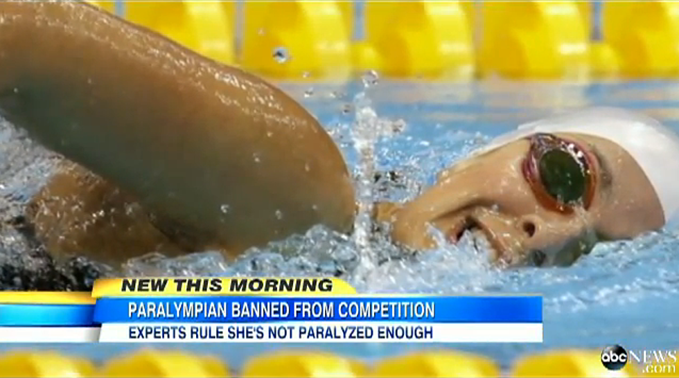 U.S. Swimmer Banned From Paralympic Competition [VIDEO]