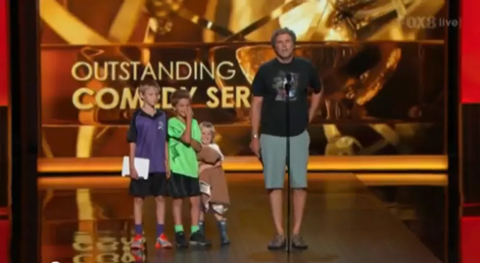 Will Ferrell and His Kids Stole the Show Last Night at The Emmy&#8217;s [VIDEO]