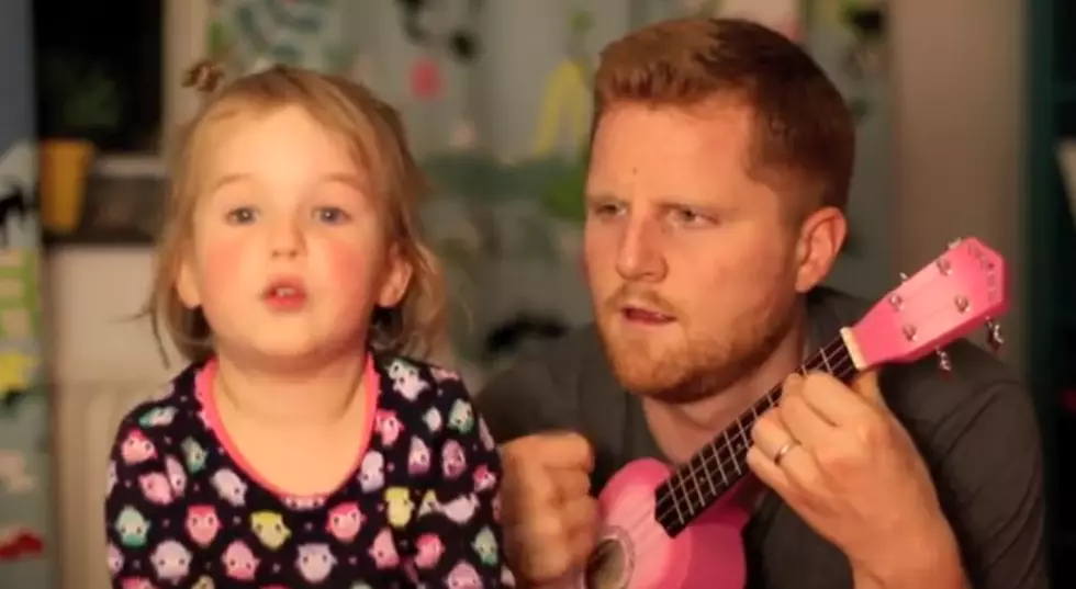 Precious Daddy-Daughter Duo Sing 'Tonight You Belong to Me' [VIDEO]