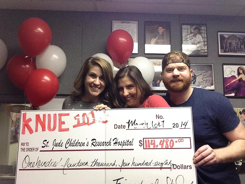 KNUE + East Texas Bring In Big Money For Kids Fighting Cancer