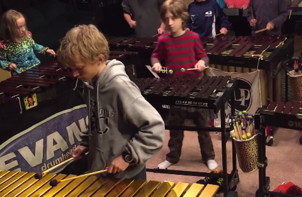 Kids Jam Out to Led Zeppelin on Xylophones + Band Instruments