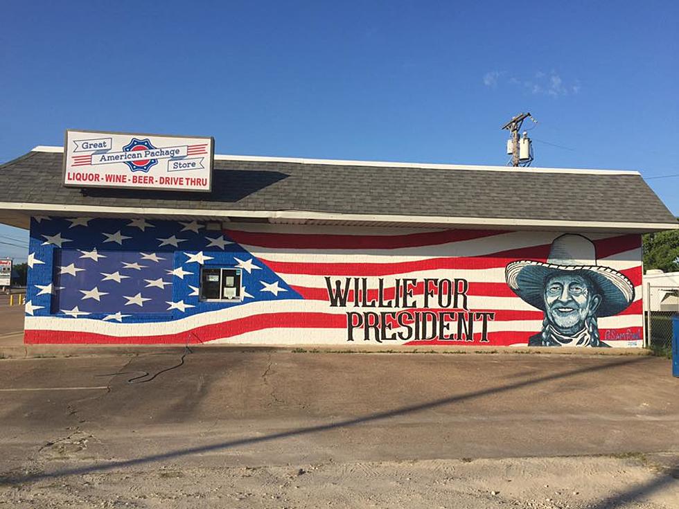 Willie For President Mural Getting Attention