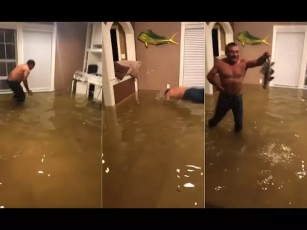 Houston Man Makes the Most Out of a Bad Situation, Catches Fish