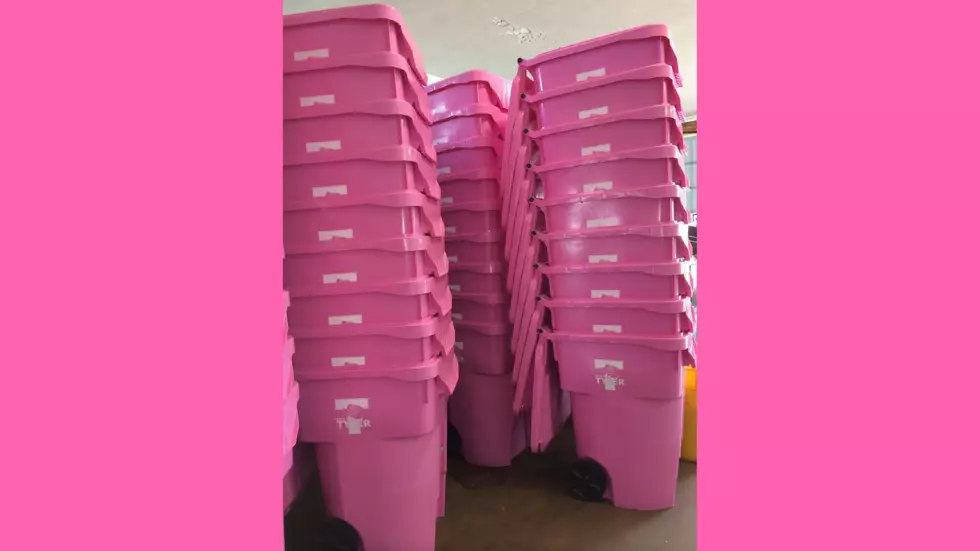 Purchase a Pink Trash Can from the City of Tyler for Breast Cancer Awareness Month