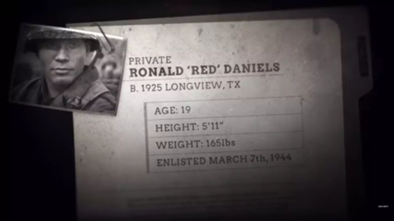 Ronald Red Daniels in 2023  Call of duty, Call of duty world, Cod ww2