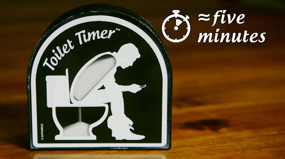 Thanks to 'Toilet Timer', Man Time is Ruined
