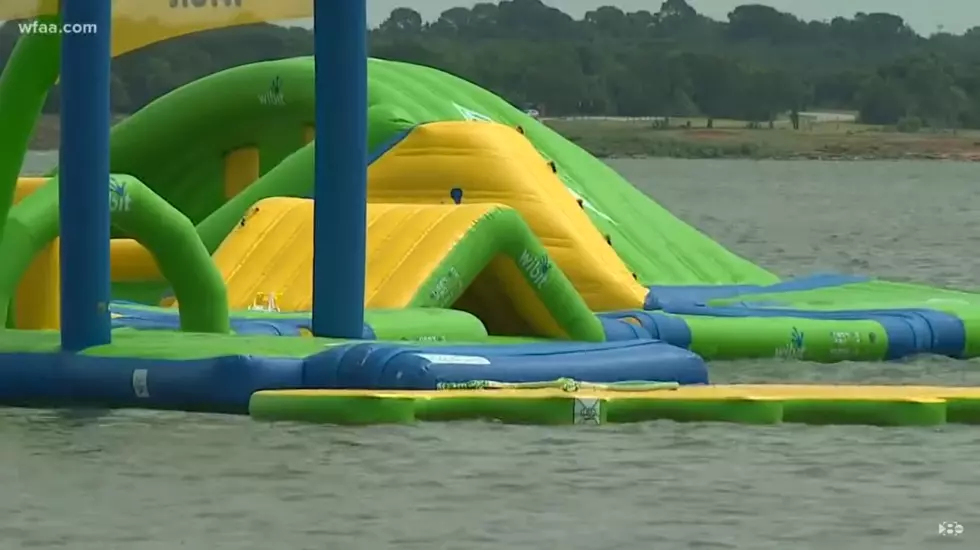 A Floating Waterpark is Open in Grapevine