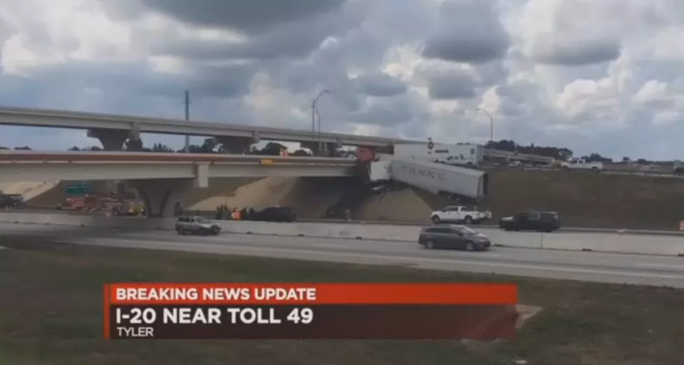 1 Dead After Hitting Overpass On I-20, Toll 49 Bridge