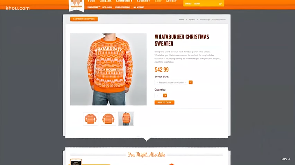 Whataburger Gives Us a Good Looking Ugly Christmas Sweater