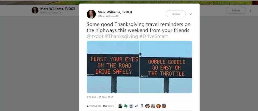 TxDOT Stepping Up Sign Game With Witty Slogans