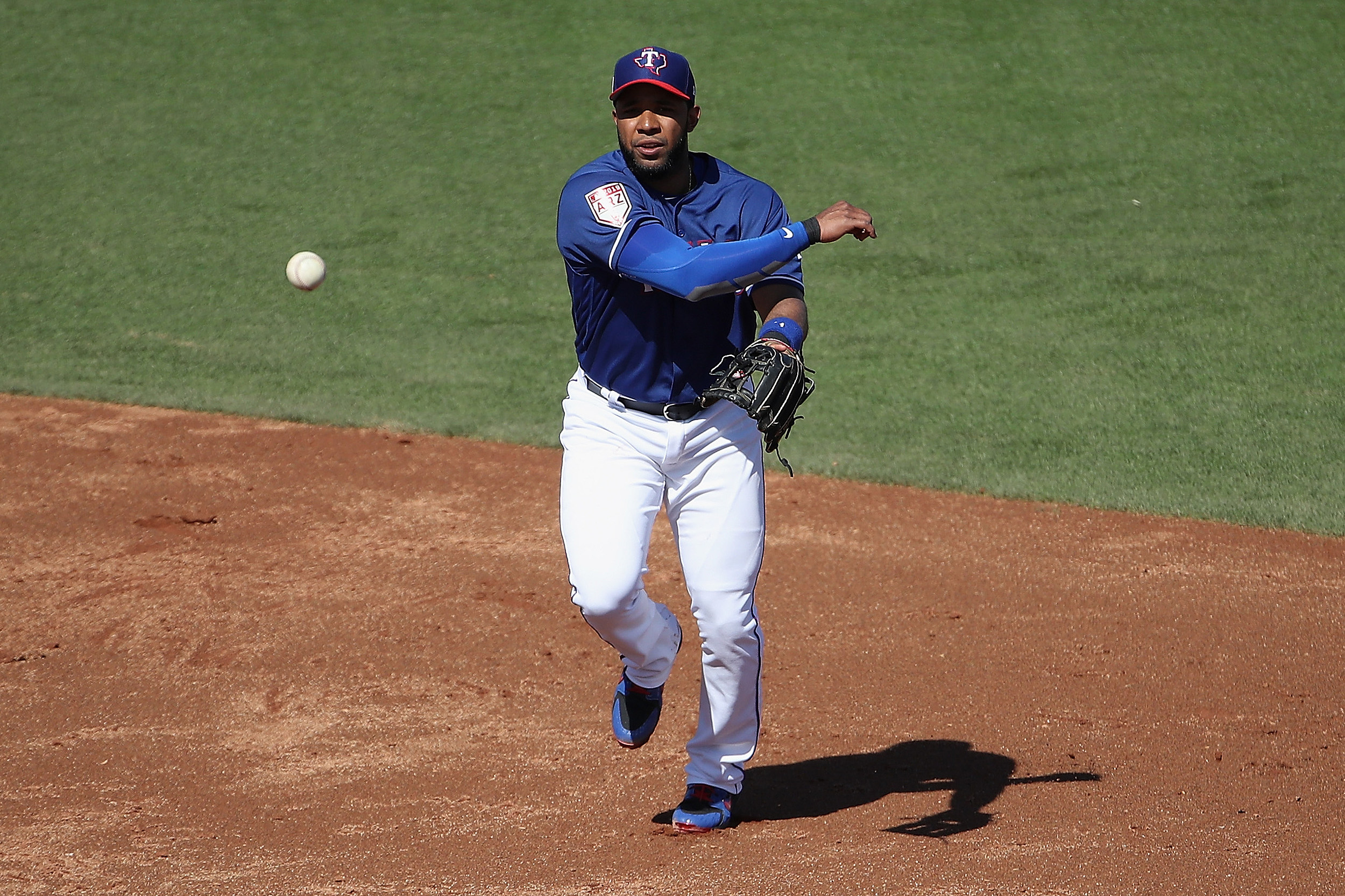 Elvis Andrus debuts 'Baby Shark' as his walk-up song for the 2019 season