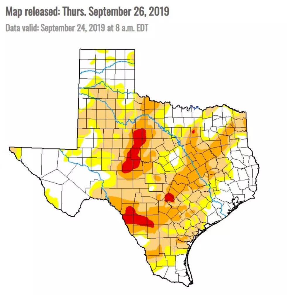 Texas Drought Map September 2019