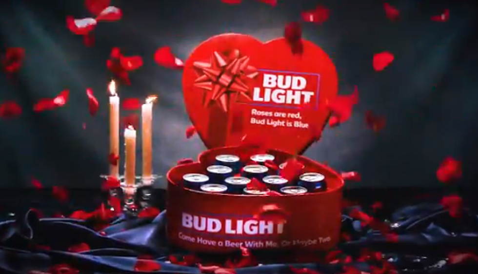 Wait, Get Her a Heart-Shaped 12-Pack Of Bud Light for Valentine's