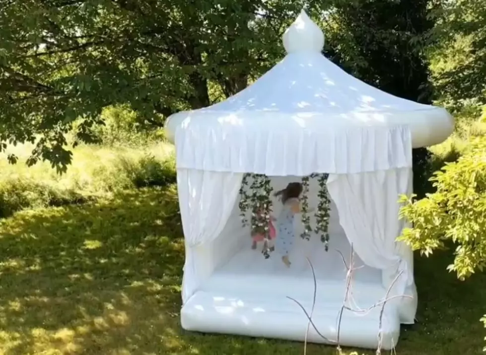 Couples Can Now Rent A White Bounce House For Their Wedding Day