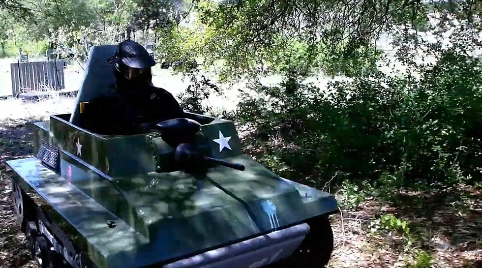 Drive a Mini Tank While Shooting Paintballs in Hico, Texas