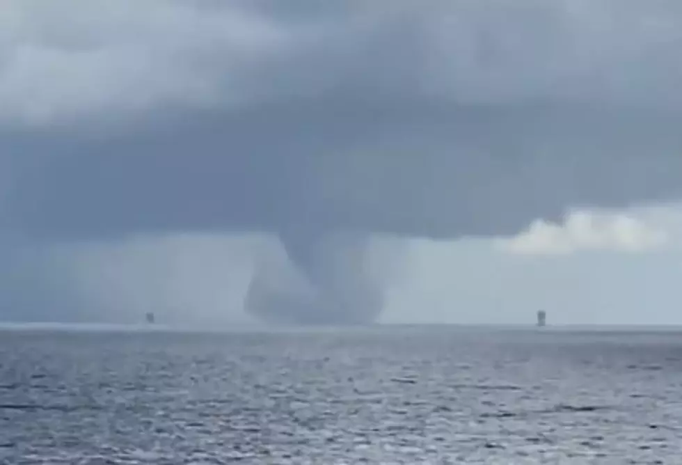 VIDEO: Louisiana Man Captures Massive Waterspout In Gulf Of Mexico