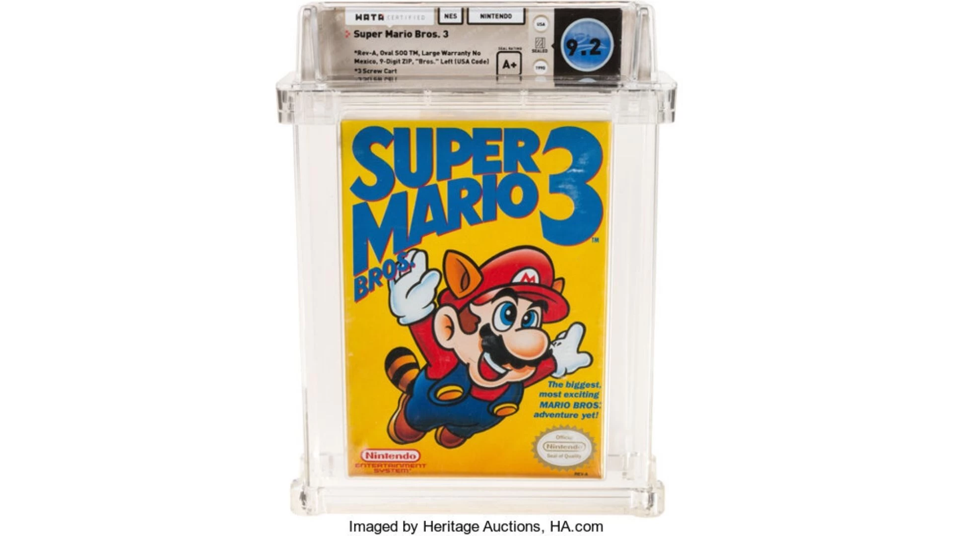 Super Mario Bros. 3 Sold for $156,000. Here's why.