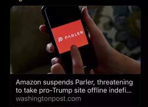 After Suspension By Apple, Google, and Now Amazon&#8211;Parler Is Offline (At Least For Now)