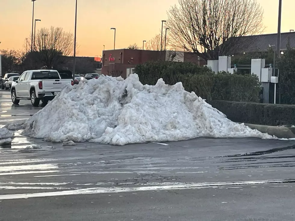 Some Snow Piles will take a Few Days to Melt