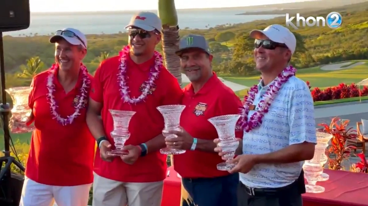 Patrick Mahomes Wins Big at His Charity Golf Tournament in Hawaii