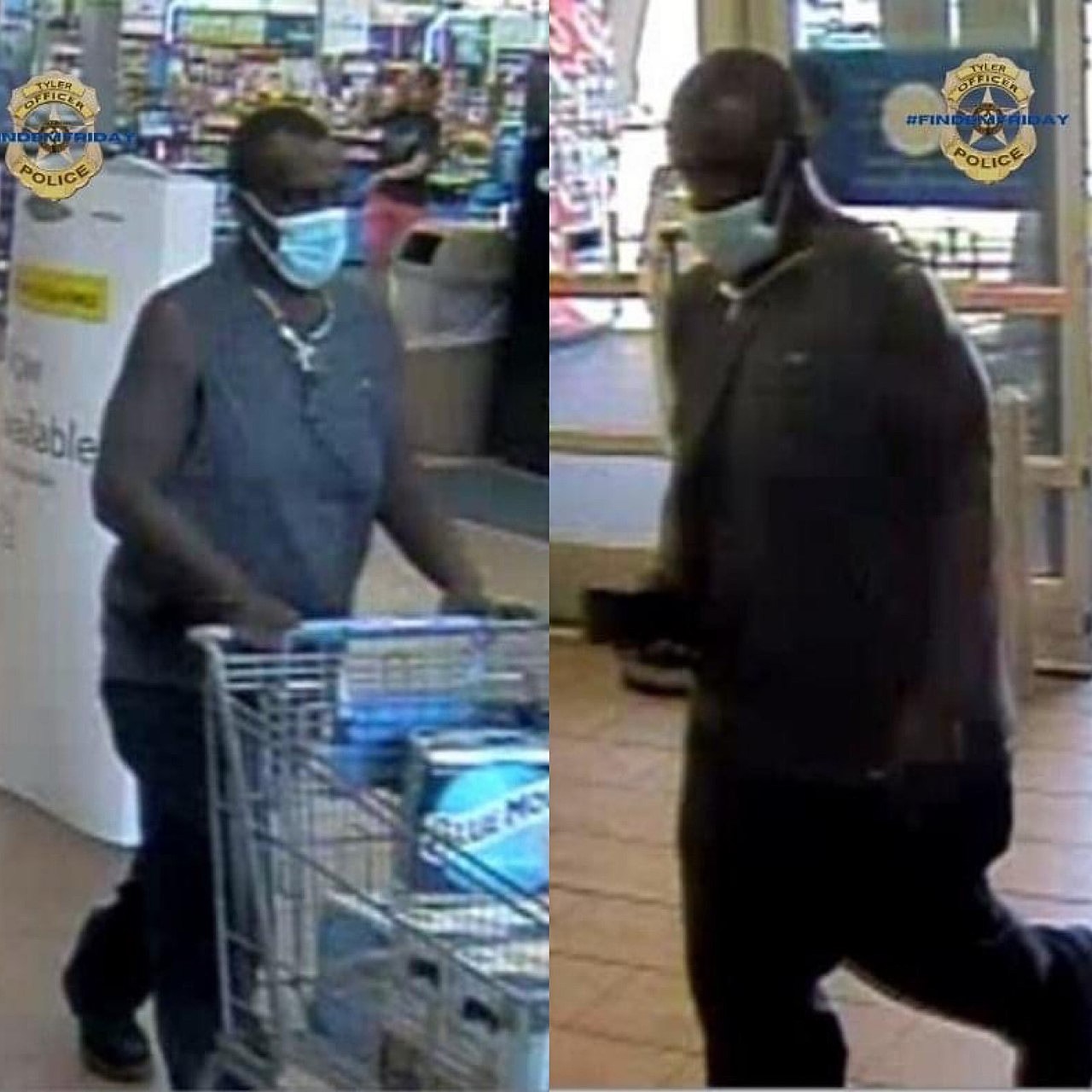 Tyler Police Seek Man Who Stole from a Tyler Wal-Mart. Seen Him?