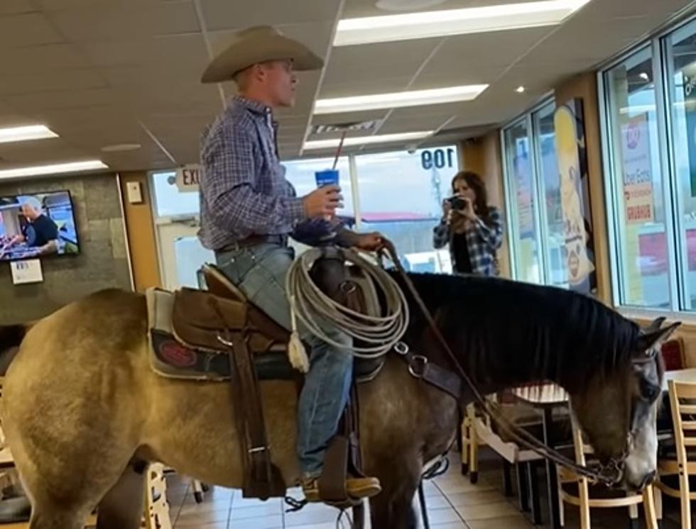 Why'd This Texas Cowboy Ride His Horse into a Dairy Queen?