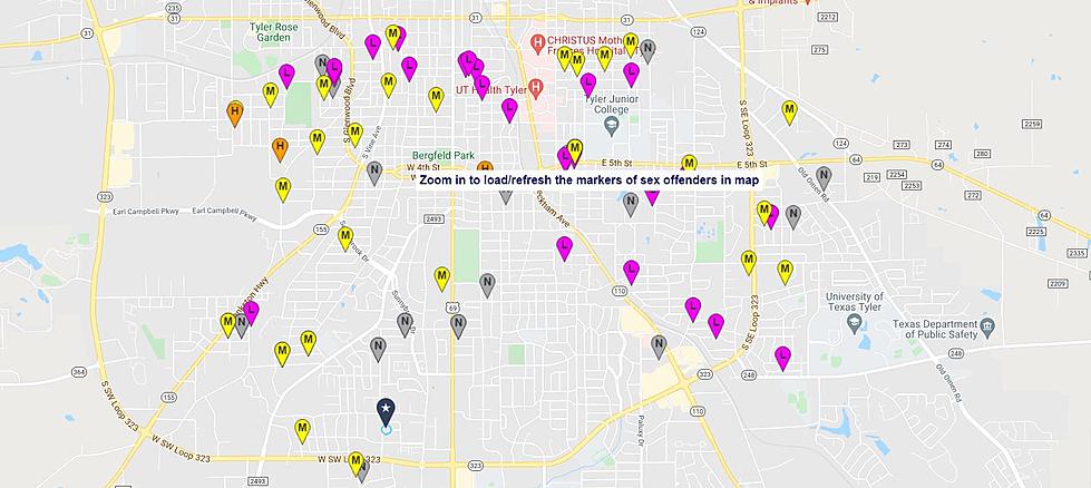 Be Safe: Here is a Map of Sex Offenders for the State of Texas