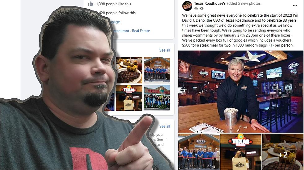 Beware as Another Texas Roadhouse Scam is Being Passed Around Online