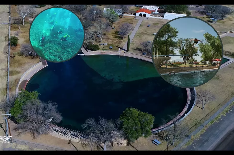 The World’s Largest Spring Fed Pool is Great to Relax, Dive or Jump Into in West Texas