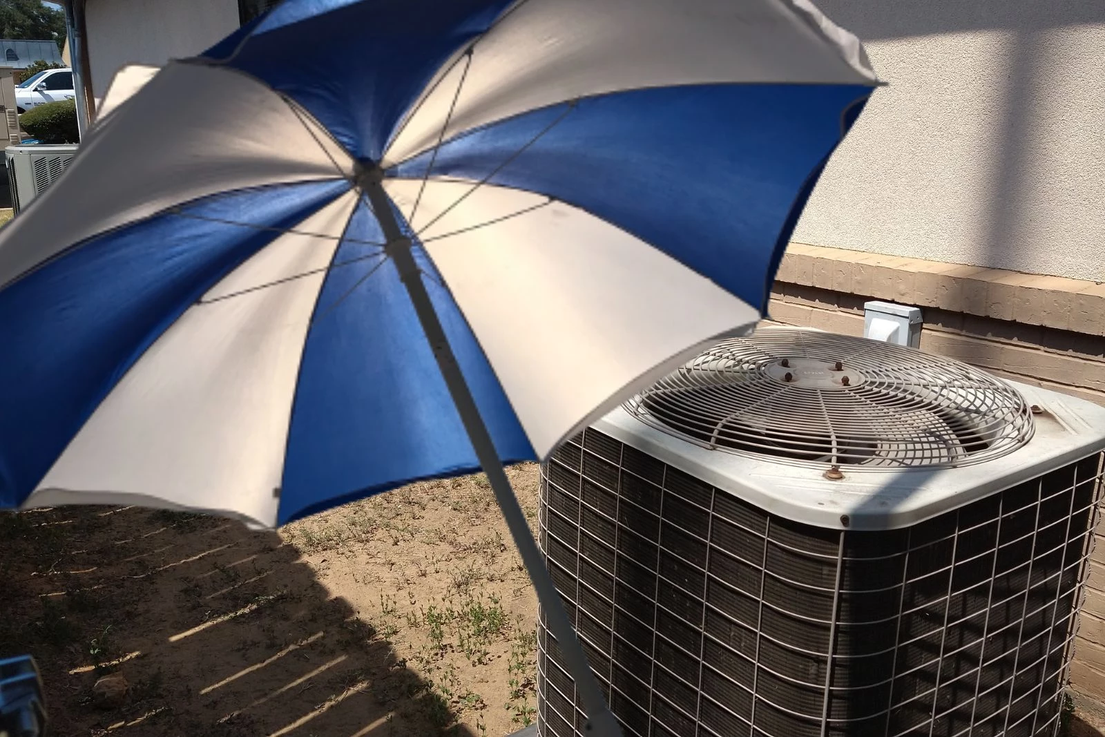Shading Your AC Unit Will Make Run More Efficiently