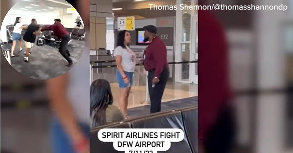 DFW Airline Agent Suspended After This Scary Airport Fight Video Goes Viral