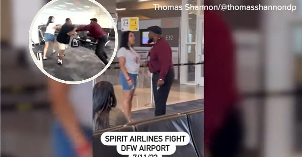 DFW Airline Agent Suspended After This Scary Airport Fight Video Goes Viral