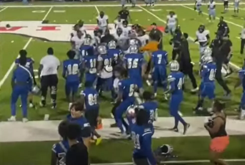 Big Fight at Texas High School Football Game, All Players Ejected