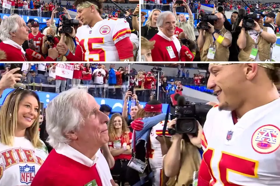 The Coolest Man on the Planet, The Fonz, Got to Meet His “Hero” Patrick Mahomes