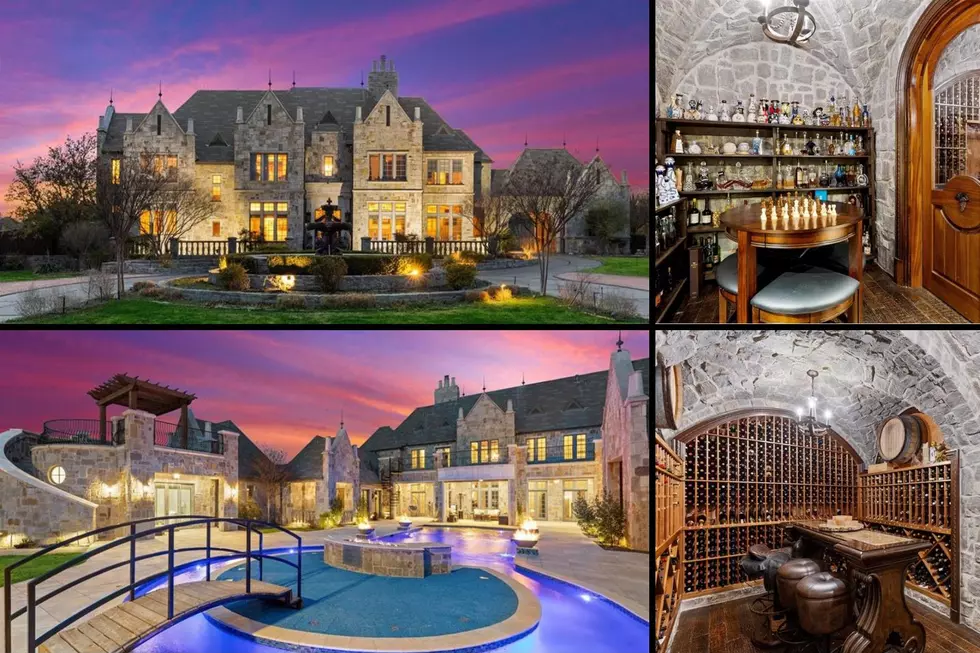 This Stone Home in Frisco, TX Has a Stunning Wine Cellar